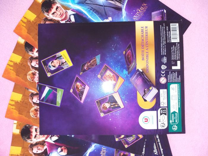 Lot Album d'activités + 80 cartes jeu complet - Harry Potter Wizarding World - photo numéro 2