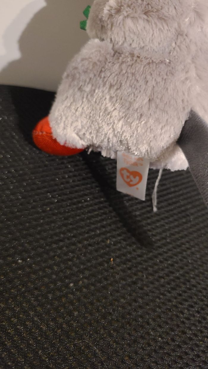 TY – Souris de Noël Glitter Yeux glub coulissante Beanie Boo Jouet en Peluche de Noël, édition limi - photo numéro 5