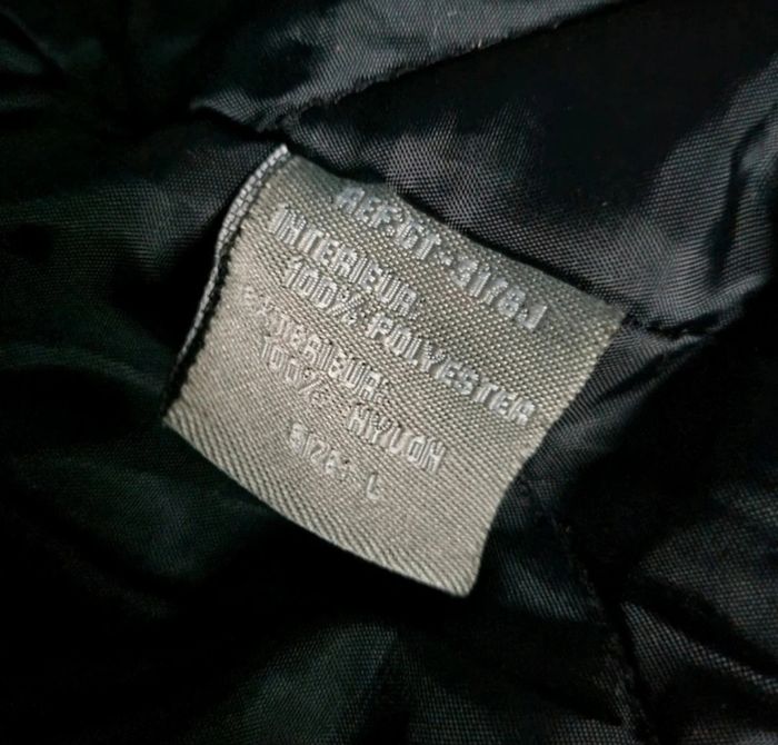 Manteau noir à capuche taille L mixte - photo numéro 5