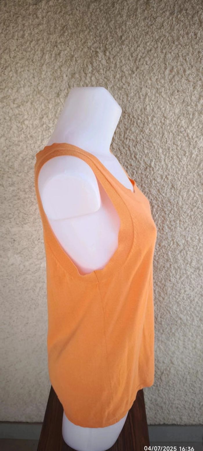 Débardeur Cyrillus Taille XXXS/2 Melon - photo numéro 4