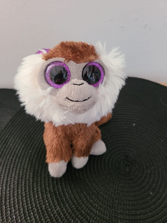 TY Beanie Boos - Tamoo le singe barbu 15 cm - photo numéro 4