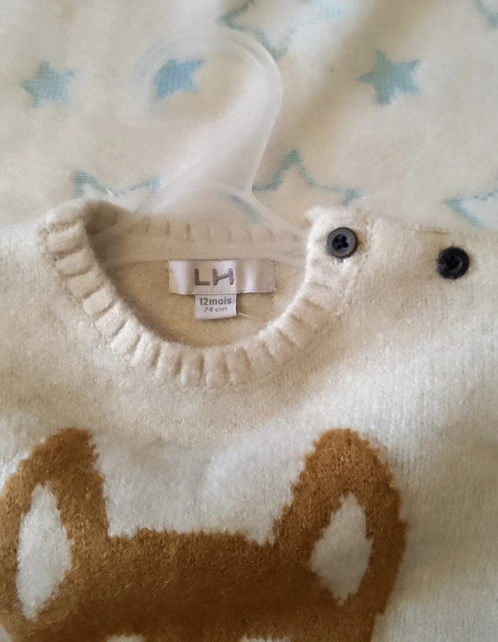Pull LH 12 mois – Neuf avec étiquette - photo numéro 4