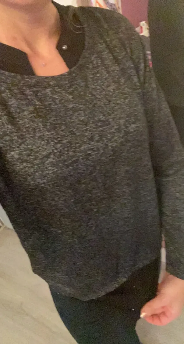 Blouse Promod effet chemise - photo numéro 2