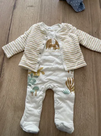 Pyjama chaud avec gilet