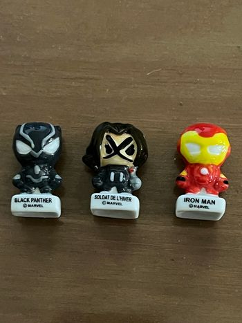 3 fèves Marvel Mini héros Avenger 2022