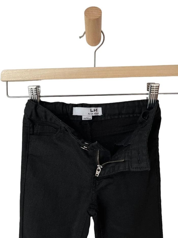 Pantalon stretch léger noir - La Halle 6 ans (116cm) - photo numéro 2
