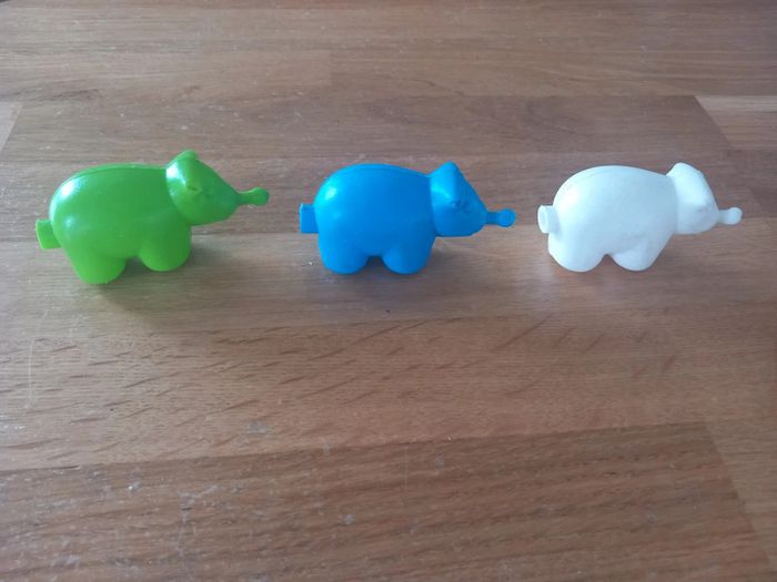 Jouets anciens éléphants - photo numéro 3
