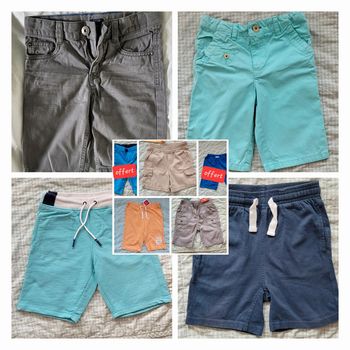 Lot 7 shorts/bermudas 6 ans + 2 offerts
