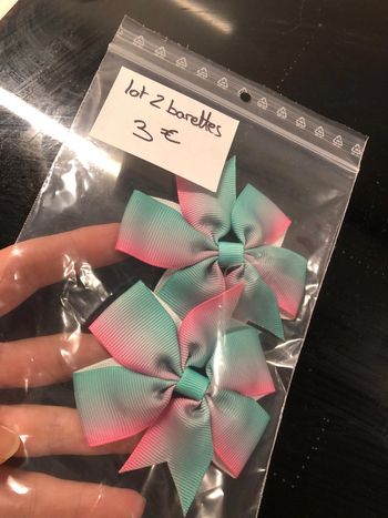 Lot 2 barrettes neuves