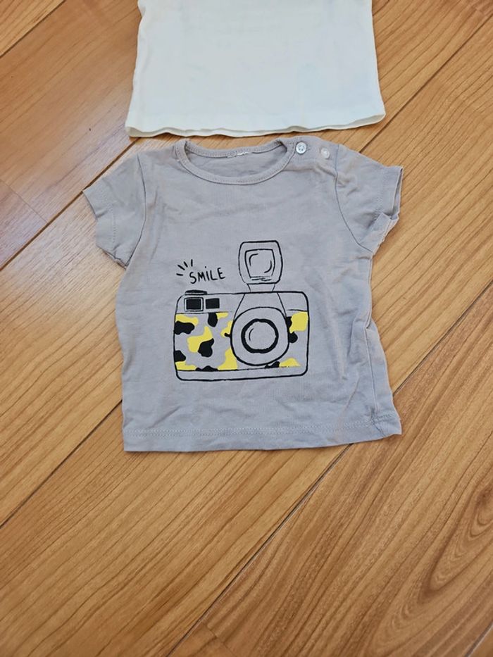 lot 2 t shirt 1 mois kiabi - photo numéro 4
