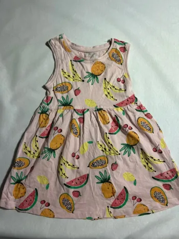 Robe courte fruits