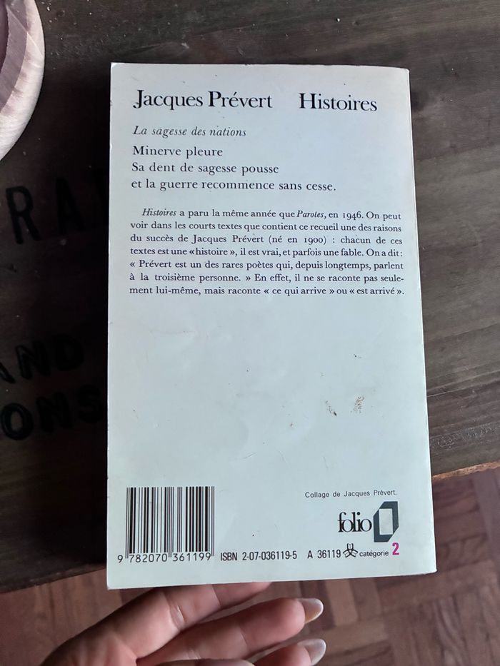 Histoires de Jacques prevert - photo numéro 2