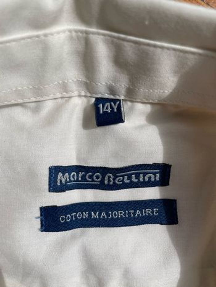 Chemise blanche  neuve garçon T . 14 ans - photo numéro 3