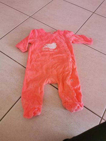 Pyjama velours 3 mois