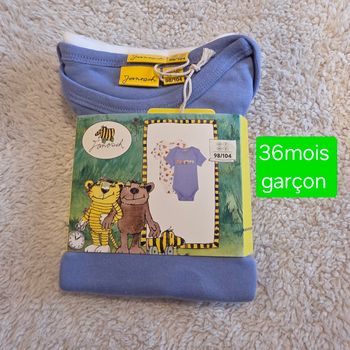Lot bodies garçon 36mois