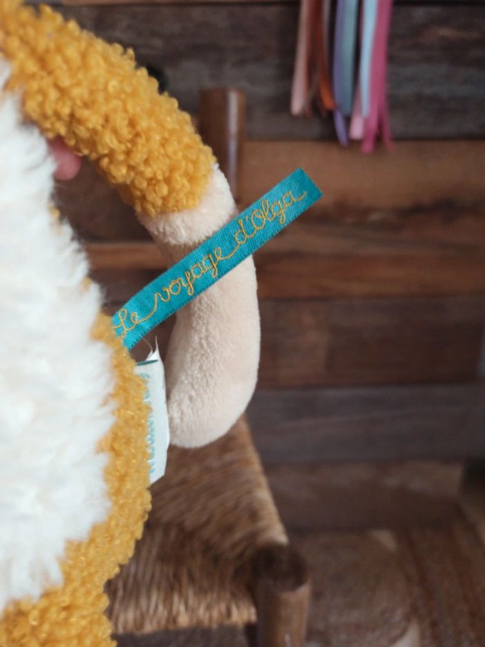 Peluche renard Chaussette moulin roty le voyage d' Olga tbe - photo numéro 5