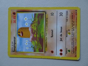 Carte pokémon taupiqueur