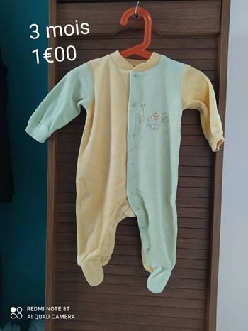 Pyjama Taille 3 mois