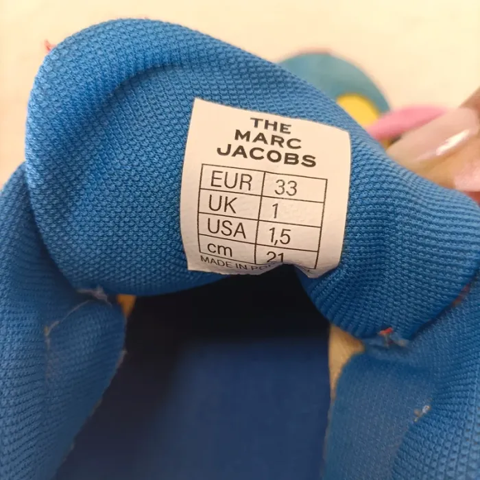Chaussures enfant marc jacob - taille 33 - sneakers coloré été - photo numéro 9