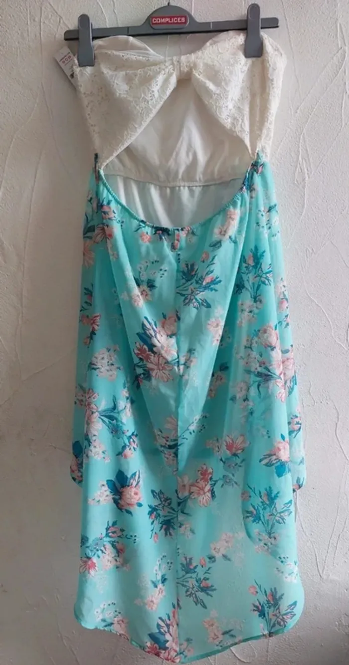 Robe bustier fleurie tendance Taille L - photo numéro 6