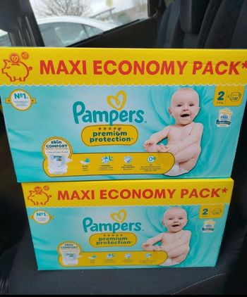 234 Couche Pampers taille 2 premium protection 