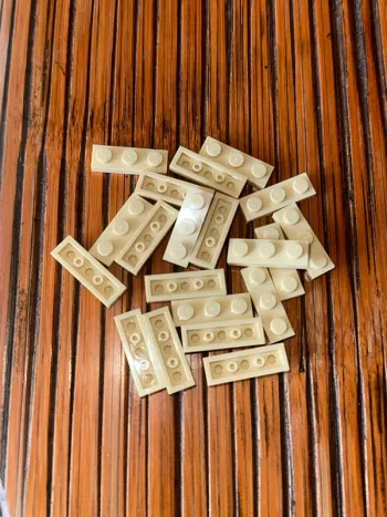 20 Plate Lego 1x3 ref 3623  Tan