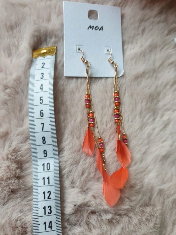 Boucles d'oreille moa - photo numéro 2