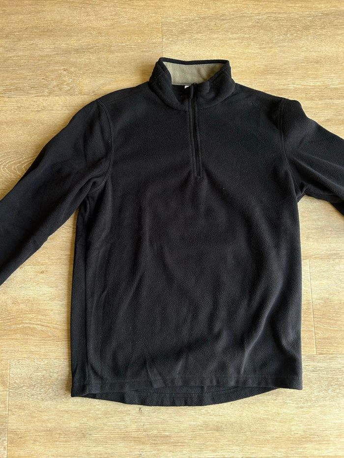 Sweat chaud col montant Decathlon noir - photo numéro 2