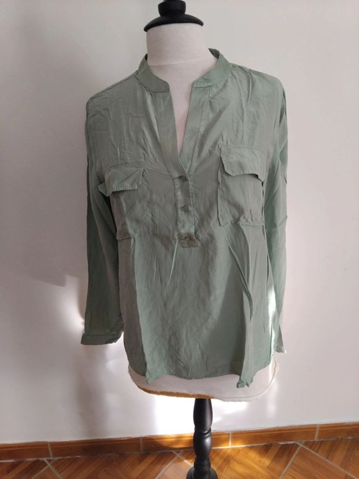 Chemise Caroll t44 100%soie - photo numéro 13