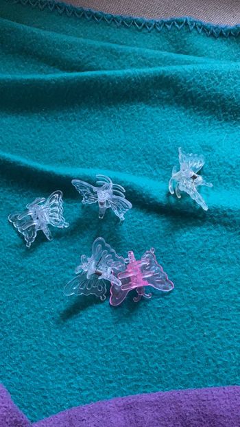 Lot de 5 pinces à cheveux