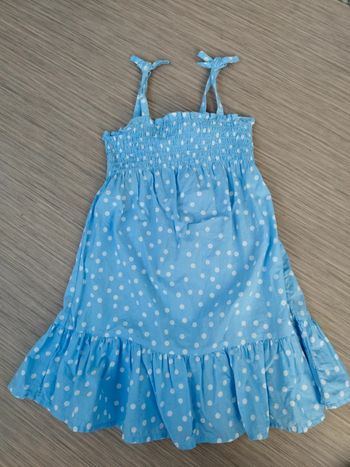 Robe bleu fille taille 5 ans