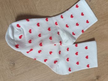 Chaussettes cœur neuves