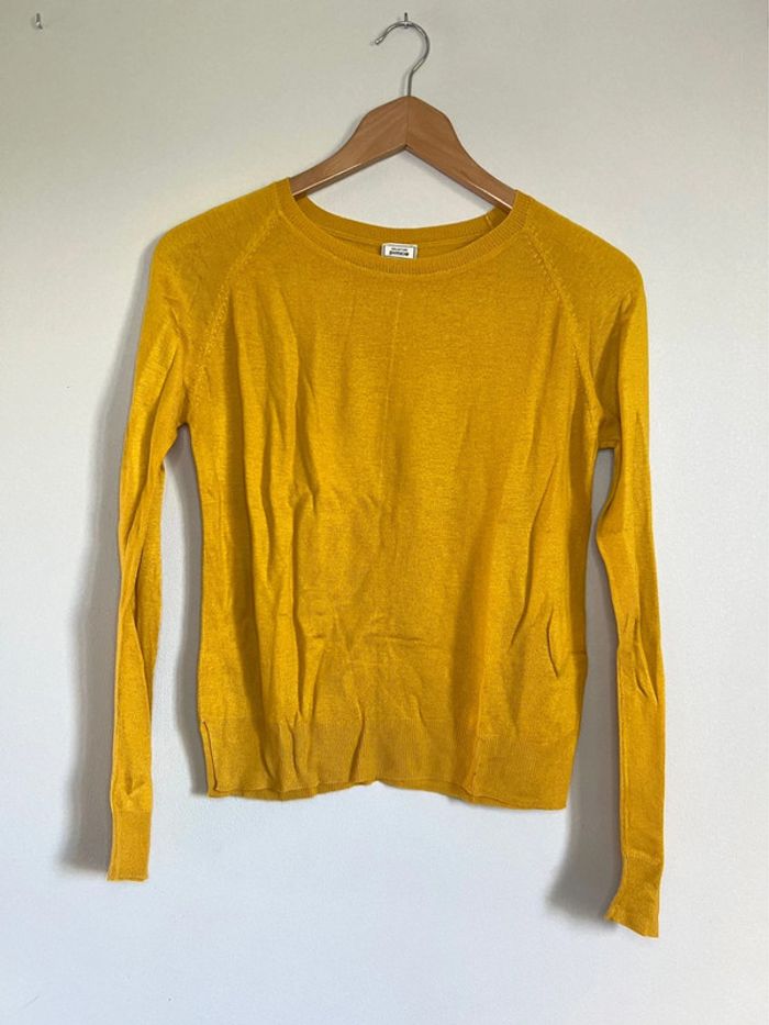 Blouse manches longues Pimkie jaune moutarde