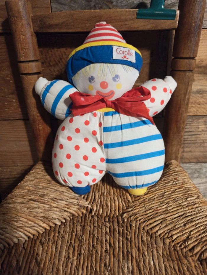 Peluche clown Corolle vintage - photo numéro 2