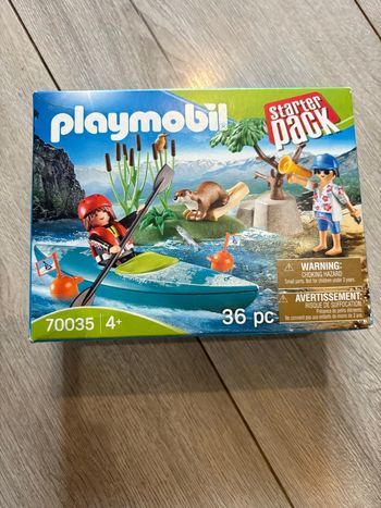 Neuf playmobil kayak
