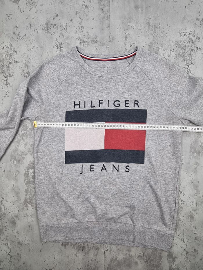 Sweat Tommy Hilfiger gris – Taille S/36 Femmes - photo numéro 9