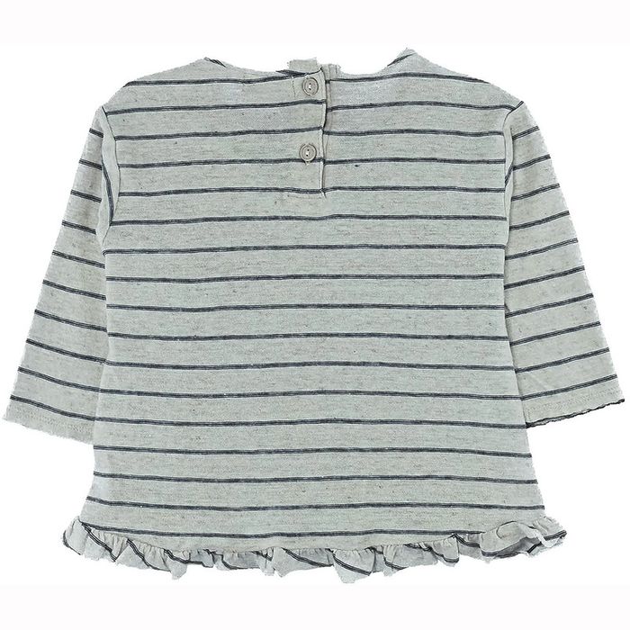 T-Shirt à manches longues 6 mois en coton bio et lin Play Up - photo numéro 2