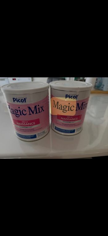 Lot magic mix lait en poudre bébé 