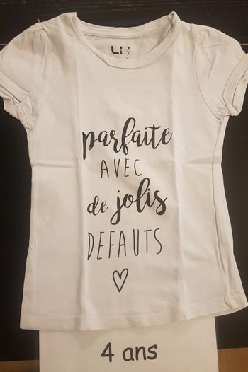T-shirt mc la halle 4 ans