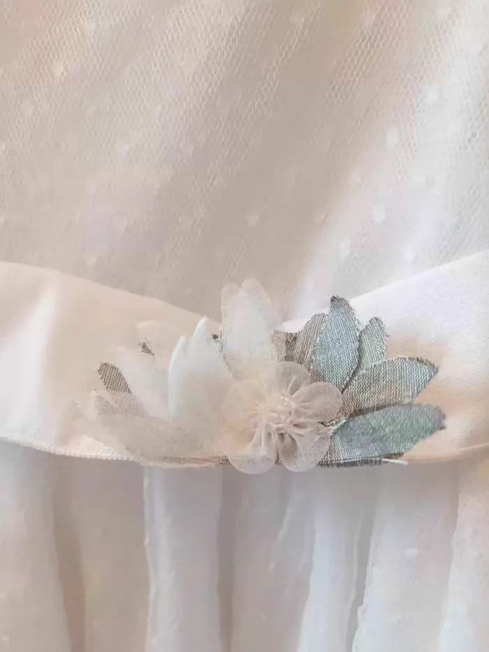 Robe de cérémonie tulle blanc 1 an - photo numéro 3