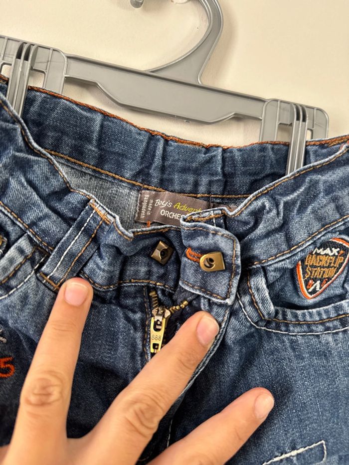 👖jeans - garçon - 3 ans orchestra - 98 cm - boy’s adventure - très bon état- 100%coton - photo numéro 6