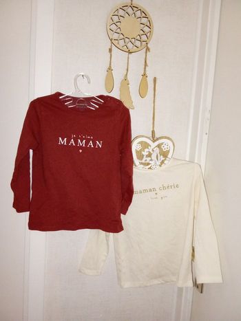 Lot de 2 pulls Léger manche longue bébé fille Kiabi 24 mois 2 ans, mi saison été