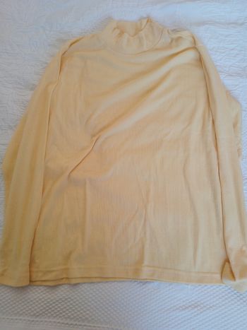 Sous pull/ Pull col jaune