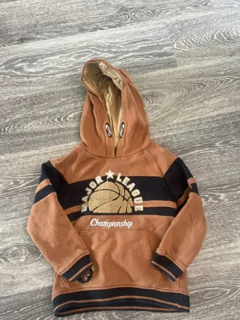 Pull à capuche basket sergent major 4 ans
