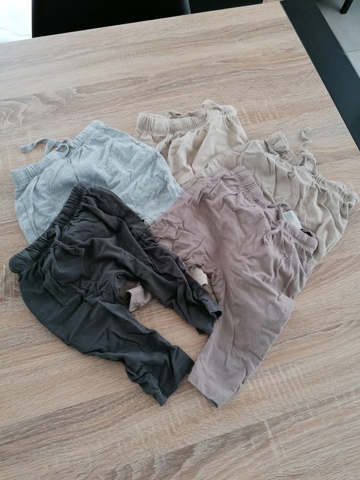 lot de 5 pantalons léger en 9 mois H&M