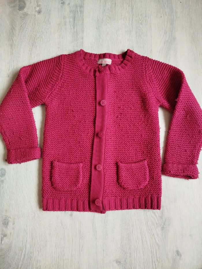 Gilet lisa rose 6 ans
