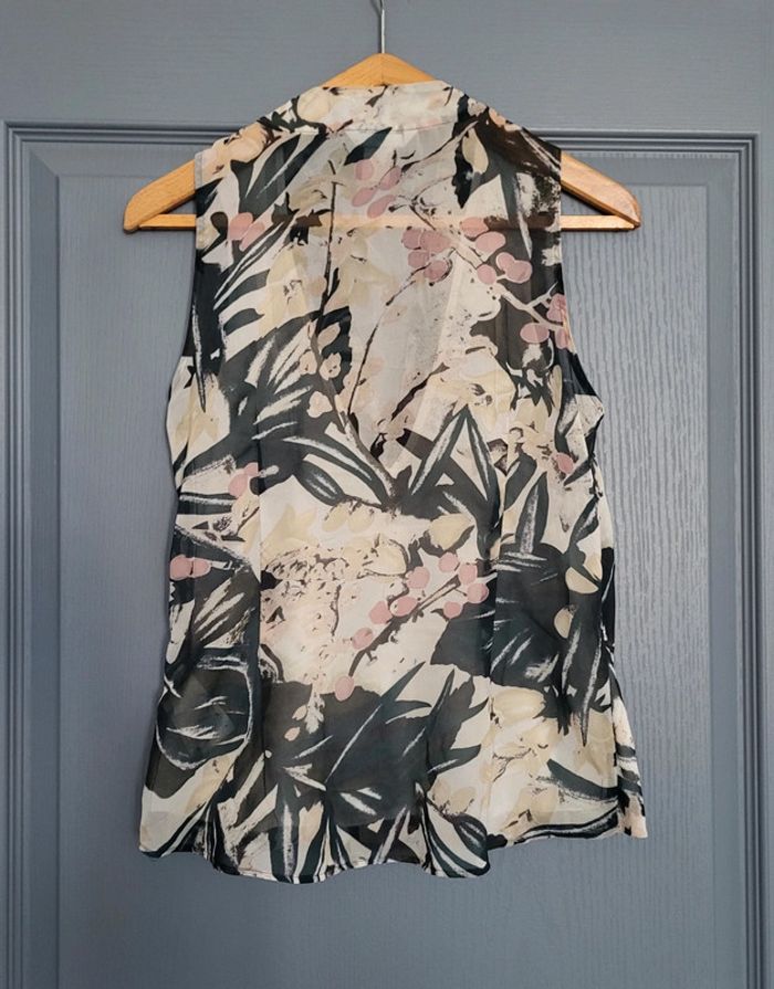 Débardeur croisé en voile H&M T.34 - photo numéro 3