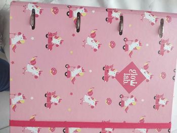 #kytieaccessoirefille. Classeur licorne