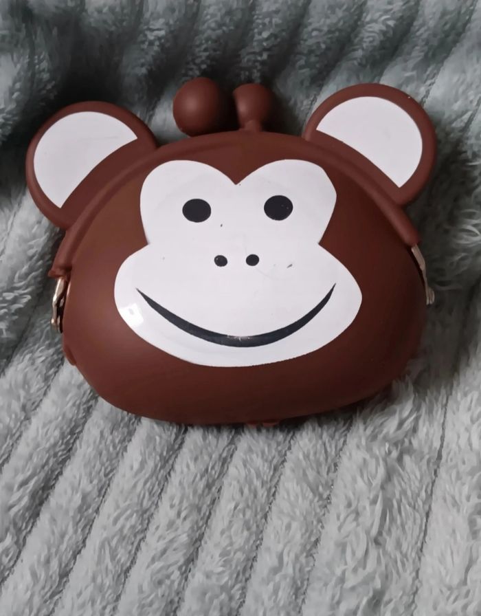Porte monnaie singe