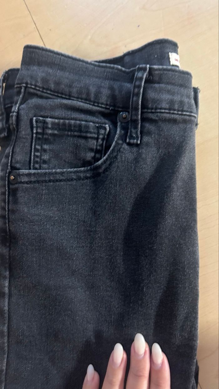 Jean levis mile high super Skinny noir 28x30 - photo numéro 2